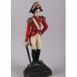 A cast iron Duke of Wellington doorstop, 16 1/2" high