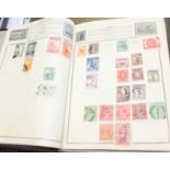 A stamp album, including 19th century Great Britain, Indian provincial, etc