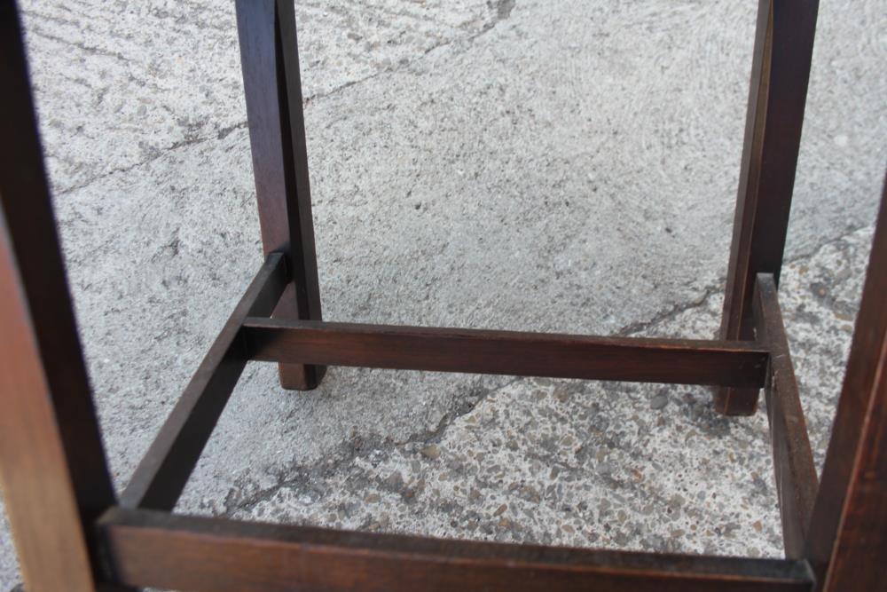 A mahogany side chair of Georgian design with drop-in seat, on chamfered supports - Image 3 of 3
