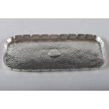 A William Comyns embossed silver tray, 4.3oz troy approx