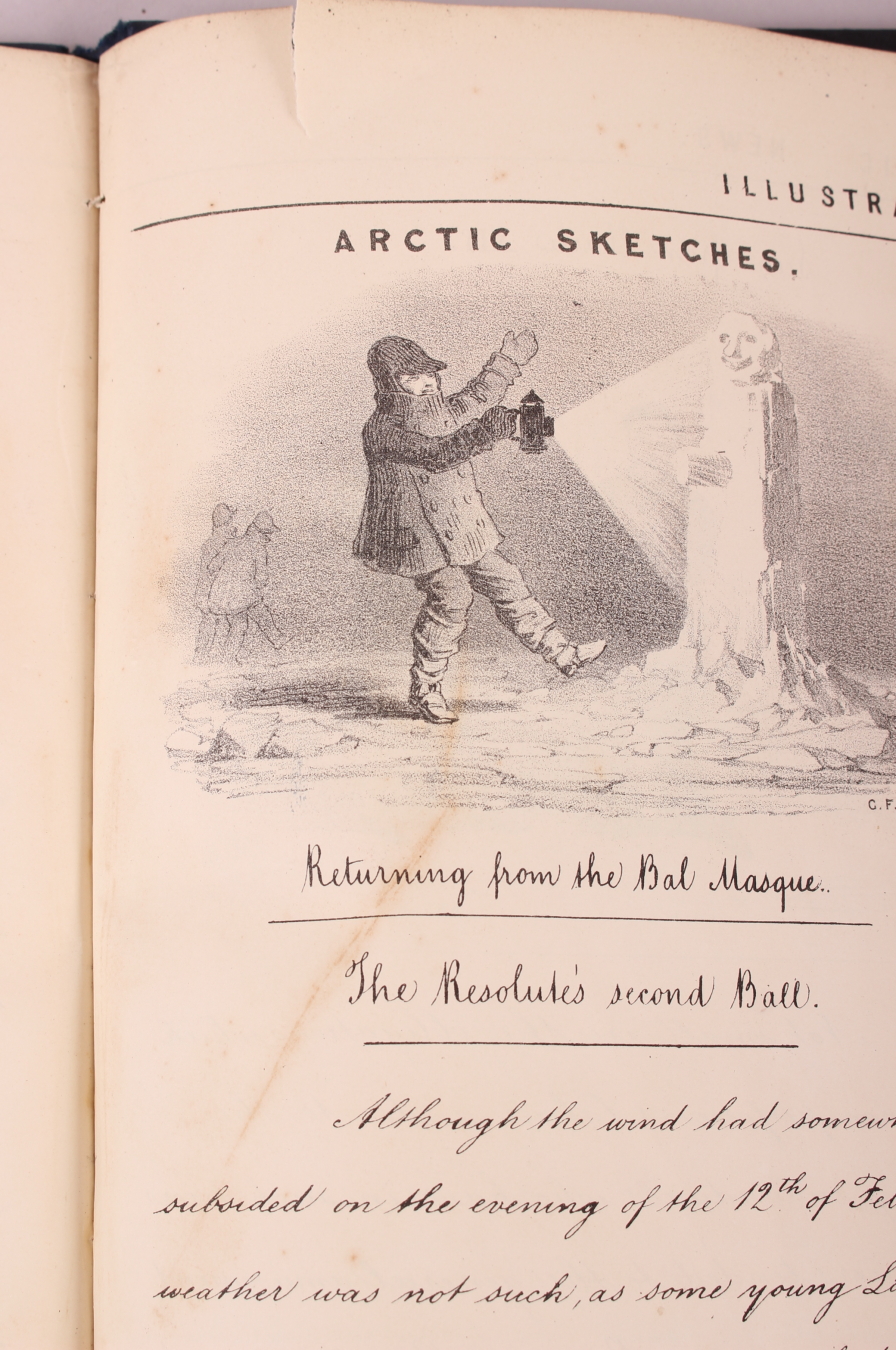 "A Facsimile of the Illustrated Arctic News...", 1 vol illust, 1852, pub Ackermann & Co - Image 7 of 7