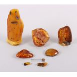 A collection of Baltic amber, reputedly from Latvia, 262g gross