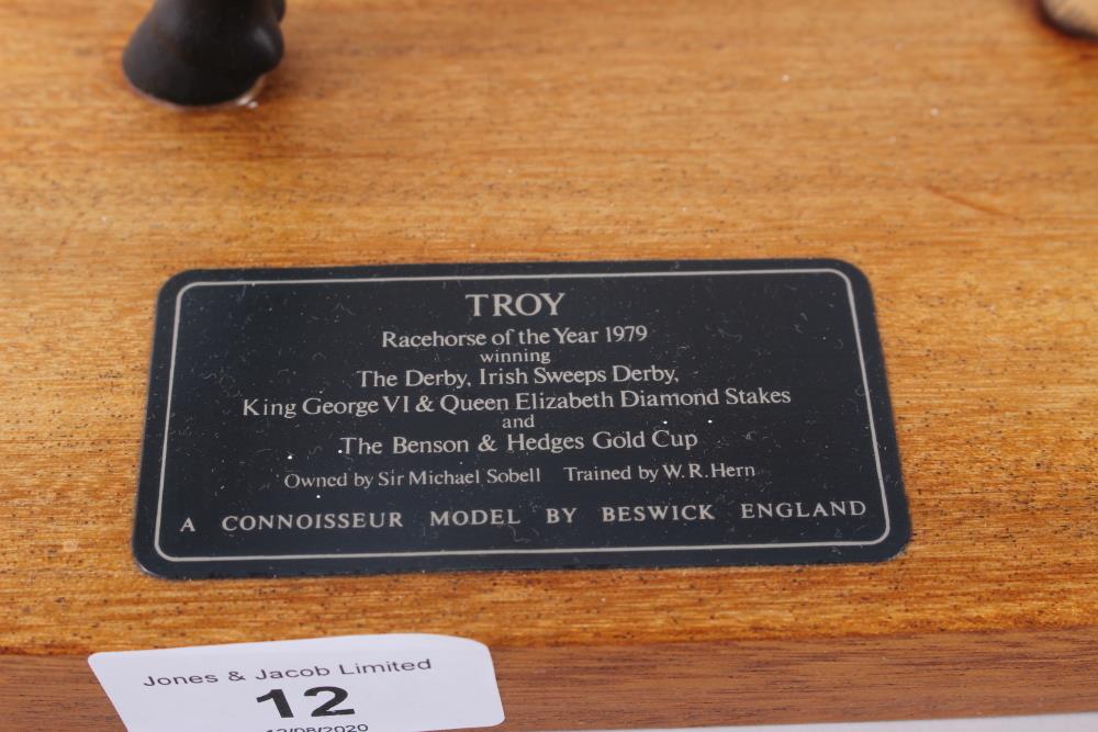 A Beswick Connoisseur model, "Troy", on oval base, 11 1/2" high - Image 2 of 4