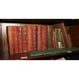 Winston S Churchill: "A History of the English Speaking Peoples", vols I-IV, bound in red canvas,