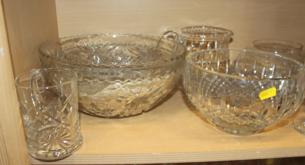 A Stuart art glass part table service, a Waterford bowl (chipped), Dartington drinking glasses, - Image 2 of 9