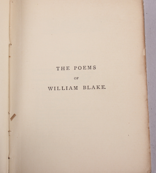 "Blake" Canterbury Poets, Joseph Skipsey, one vol inscribed to flyleaf C Dodgson 1885 (Lewis - Image 5 of 8