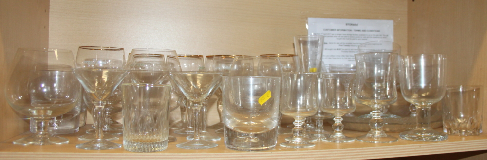 A Stuart art glass part table service, a Waterford bowl (chipped), Dartington drinking glasses, - Image 4 of 9