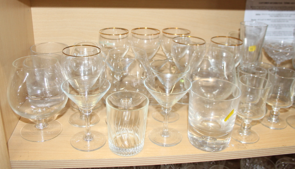 A Stuart art glass part table service, a Waterford bowl (chipped), Dartington drinking glasses, - Image 5 of 9