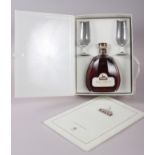 A bottle of Hine "Antique" very rare fine Champagne Cognac, in presentation box