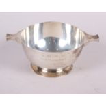 A silver two-handled quaich, 4.8oz troy approx