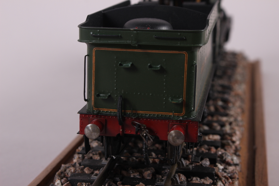 A Bassett Lowke O gauge scale model of GWR 6009 "King Charles II" locomotive and tender, in - Image 6 of 17