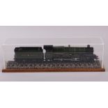 A Bassett Lowke O gauge scale model of GWR 6009 "King Charles II" locomotive and tender, in