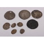 A selection of British hammered silver coinage, various, and others similar