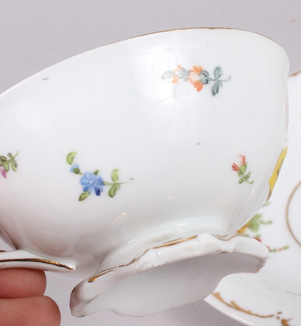A Royal Worcester cabinet cup and saucer, painted fruit, by T Lockyer (chip to rim) and two other - Image 11 of 24