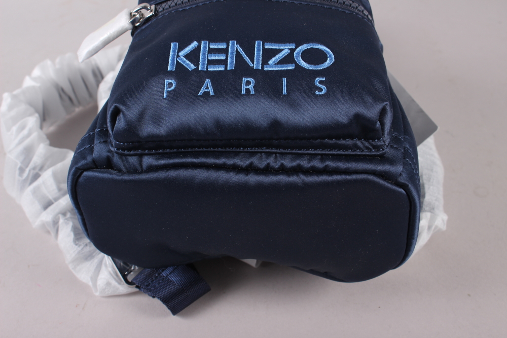 A lady's Kenzo blue mini rucksack - Image 2 of 3
