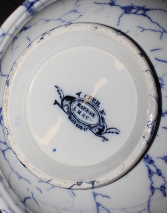 A Chintz decorated toilet set and another similar with blue marbled decoration - Image 5 of 5