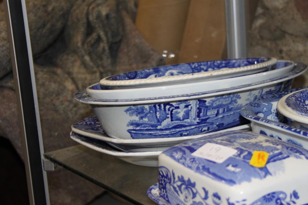 A Copeland Spode "Italian" pattern combination service, including bowls, teapots, teacups, a - Image 39 of 47