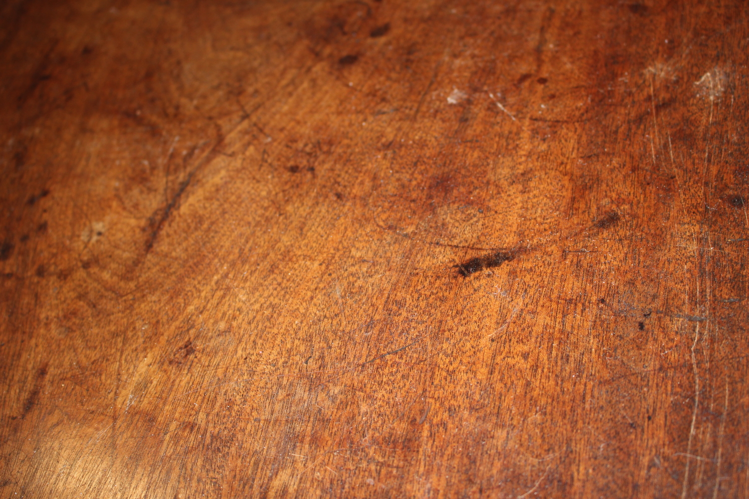 A George III Cuban mahogany pad foot drop leaf table, 36" wide x 33" deep x 28" high - Image 3 of 7