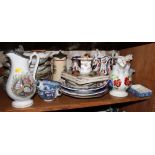 A selection of mostly 19th century ceramics and pottery, various