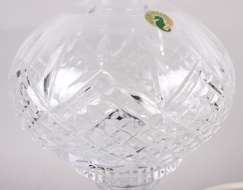 A Waterford crystal table lamp, 12" high - Image 2 of 4