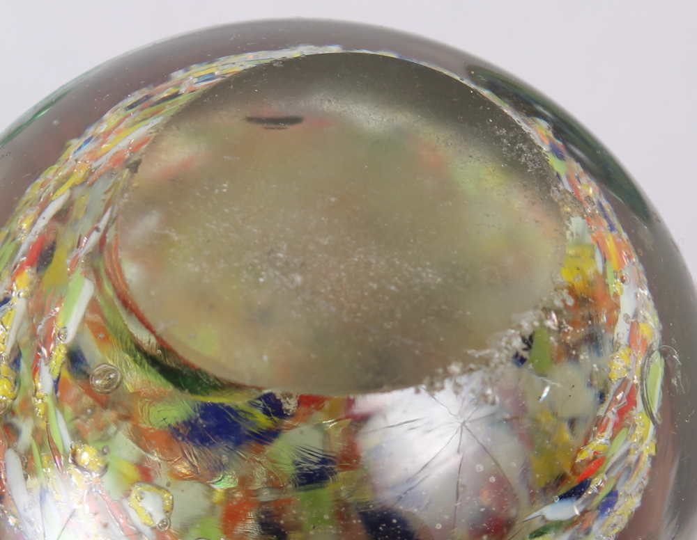 A Mdina glass paperweight and four other paperweights, various - Image 4 of 6