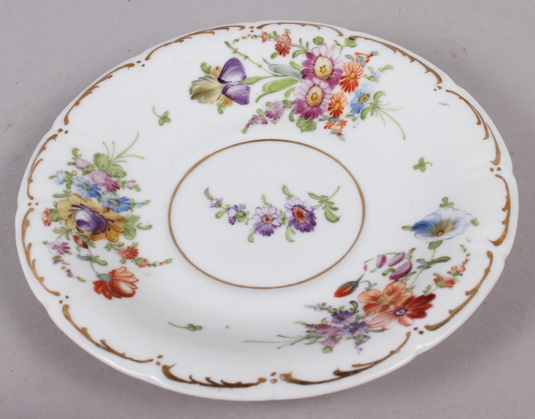 A Royal Worcester cabinet cup and saucer, painted fruit, by T Lockyer (chip to rim) and two other - Image 14 of 24