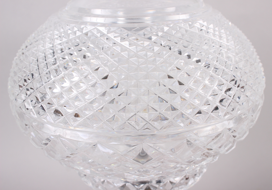 A Waterford crystal table lamp, 14" high - Image 2 of 3