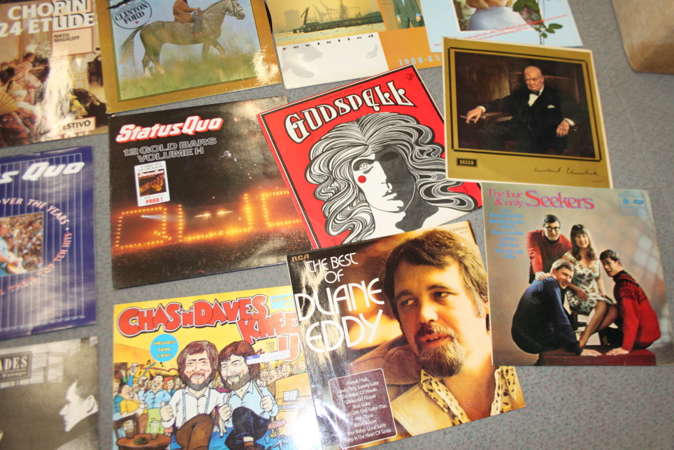 A collection of vinyl LPs, including The Fall, Cool and the Gang, Johnny Cash, the Star Wars sound - Image 5 of 20