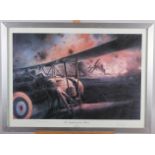 Chris Bazeley: a signed limited edition print, "In-flight refuelling", 145/850, Robert Taylor: a