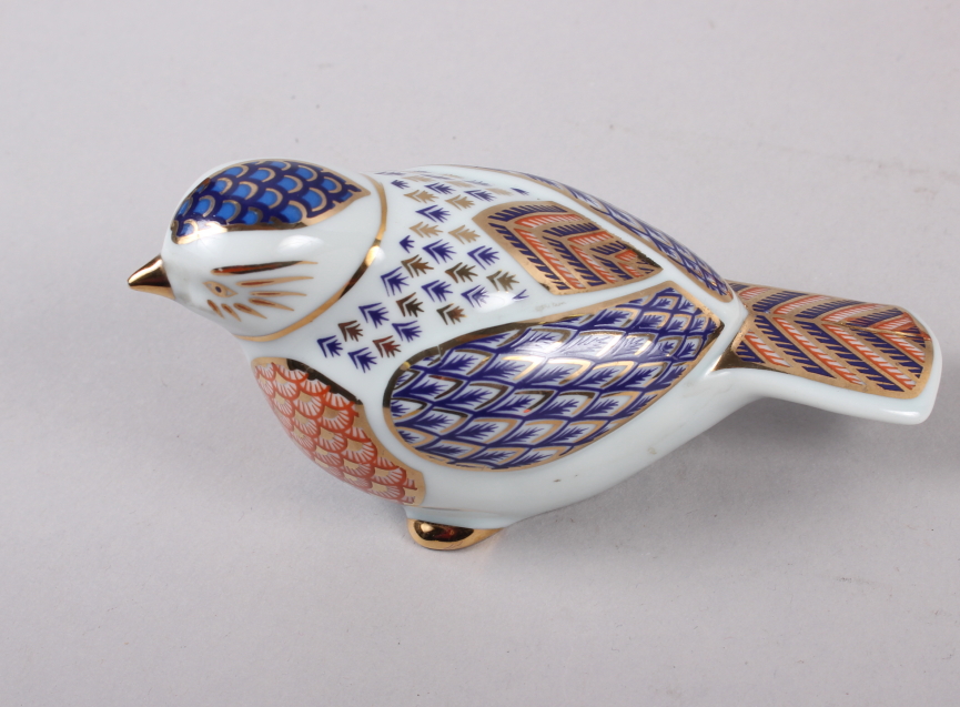 A pair of Royal Crown Derby paperweights, modelled as pheasants, gold stoppers, a similar - Image 2 of 9