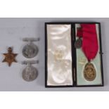 A silver gilt Order of the Bath Knight Commander civil division badge, in fitted case, a matching