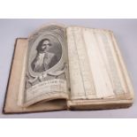 Anderson: "The Whole of Captain Cook's Voyages", in large folio, 1 vol calf (worn binding) illust,