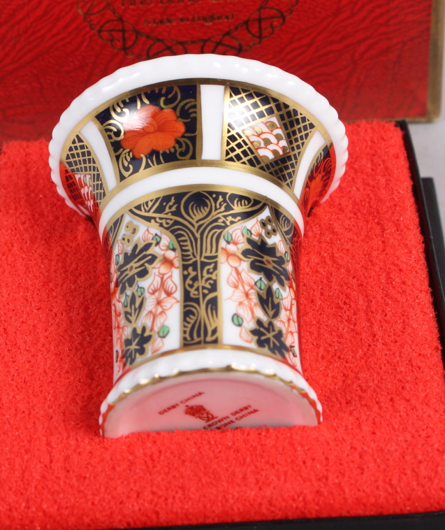 A pair of Royal Crown Derby paperweights, modelled as pheasants, gold stoppers, a similar - Image 8 of 9
