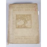 William Shakespeare: "A Midsummer Night's Dream", one vol illust by Arthur Rackham with signature