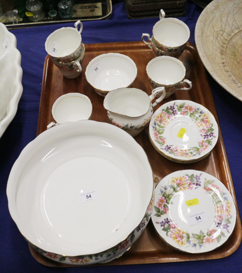 A Paragon "Country Lane" part teaset