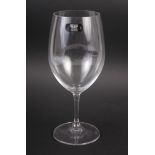 Twelve Reidel pedestal wine glasses