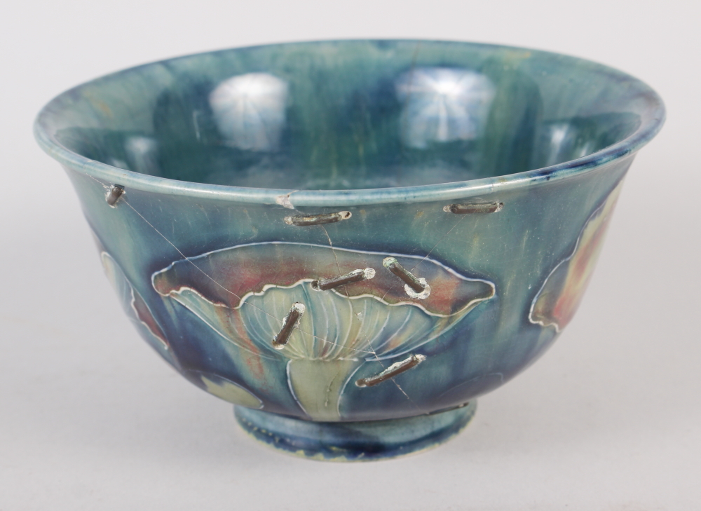 A Moorcroft "Claremont" pattern bowl (restored), 6" dia - Image 2 of 4