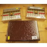 Two unopened boxes of twenty Danneman's "Fresh Sumatra" cigars and an unopened box of