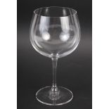 Fourteen Riedel pedestal wine glasses