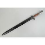 A Belgian model 1924 Mauser sword bayonet, made for the South American market.