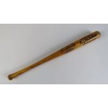 A George 'Babe' Ruth vintage souvenir mini Louisville Slugger baseball bat by Hillerich & Bradsby