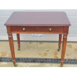 A mahogany frieze table,