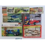 A quantity of Airfix and other scale model kits in boxes, a/f,