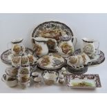 A quantity of Palissy Game Series tea and dinnerware.