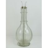 A French made four sectional 'quartered vinaigrette' standing 30cm high complete with original