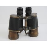 A pair of WWII Japanese Infantry binoculars 7x50mm, marked Nikko No 52216,