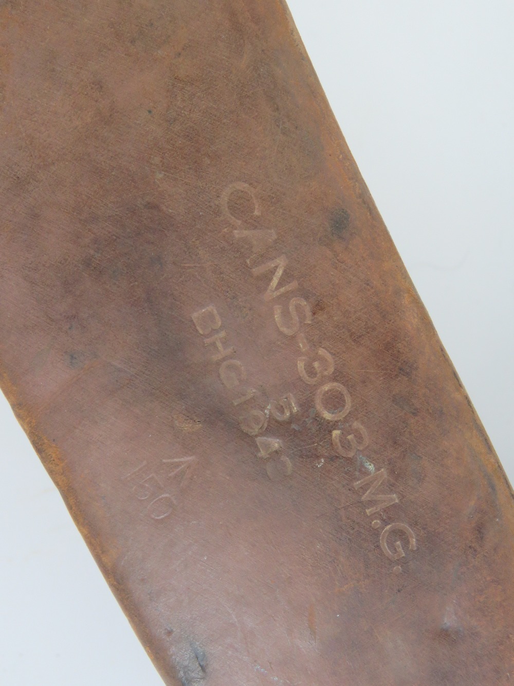 A WWII Australian Military Vickers .303 spares pouch dated 1944. Together with a leather Vickers . - Image 2 of 5