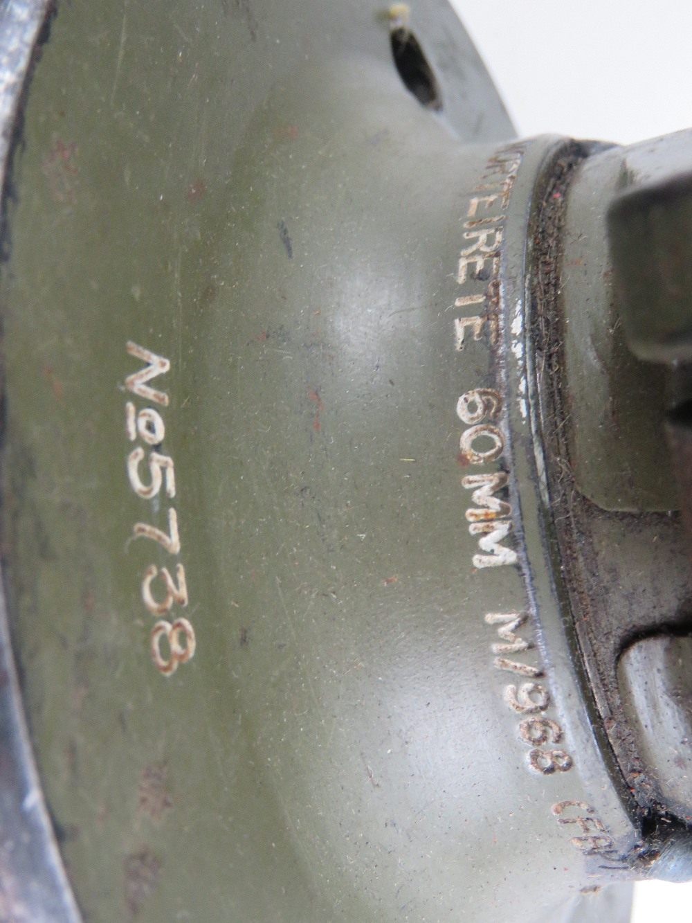 A deactivated (EU Spec) Portuguese FBP M968 60mm mortar complete with chest, end caps, - Image 3 of 5