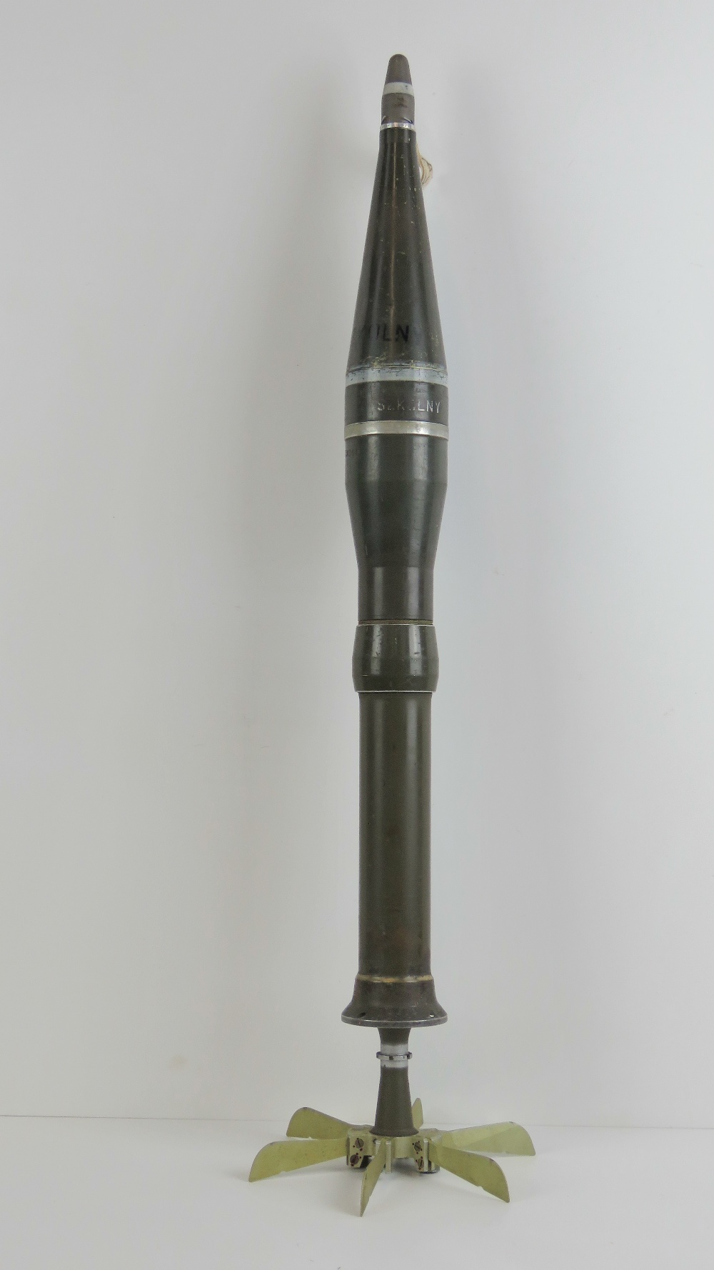 An RPG 18 inert rocket.