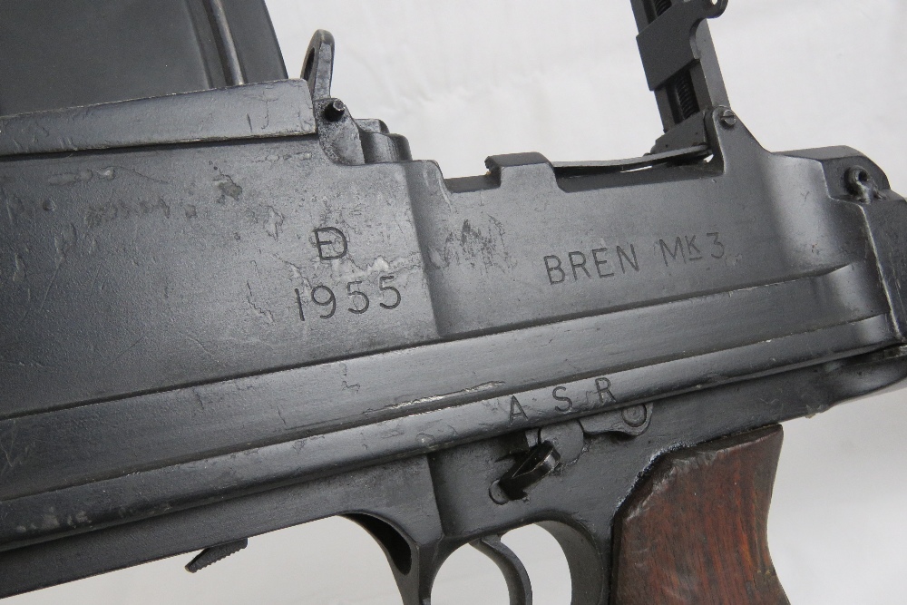 A 1955 dated MKIII Bren light machine gun. - Image 4 of 5